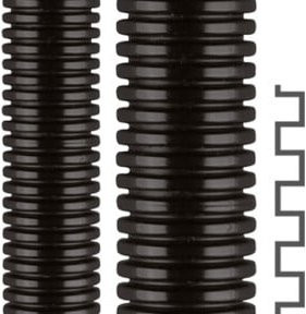 flexa Kunststoff-Wellschlauch ROHRflexPA6S AD15,8 schwarz - Bild 1