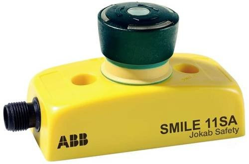 ABB SMILE 11 SA Not-Aus/Not-Halt-Taster in Gelb mit Schraubanschluss - Bild 1