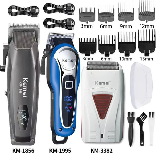 Kemei Haarschneidemaschine Barber Blading, Herren, kabellos - Bild 1