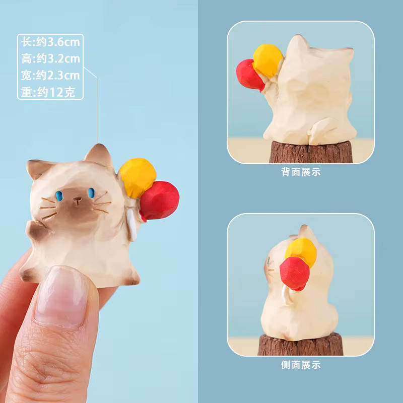 Bandai Cartoon-Katzen-Actionfiguren, 6-teiliges Set - Bild 4