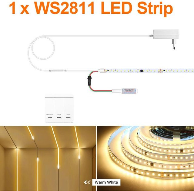 MALITAI HOME LIGHT Smart Addressable Pixel LED Streifen WS2811 RGBIC mit 120 LED/m, 24V, Multicolour, Länge: 10 m - Bild 1