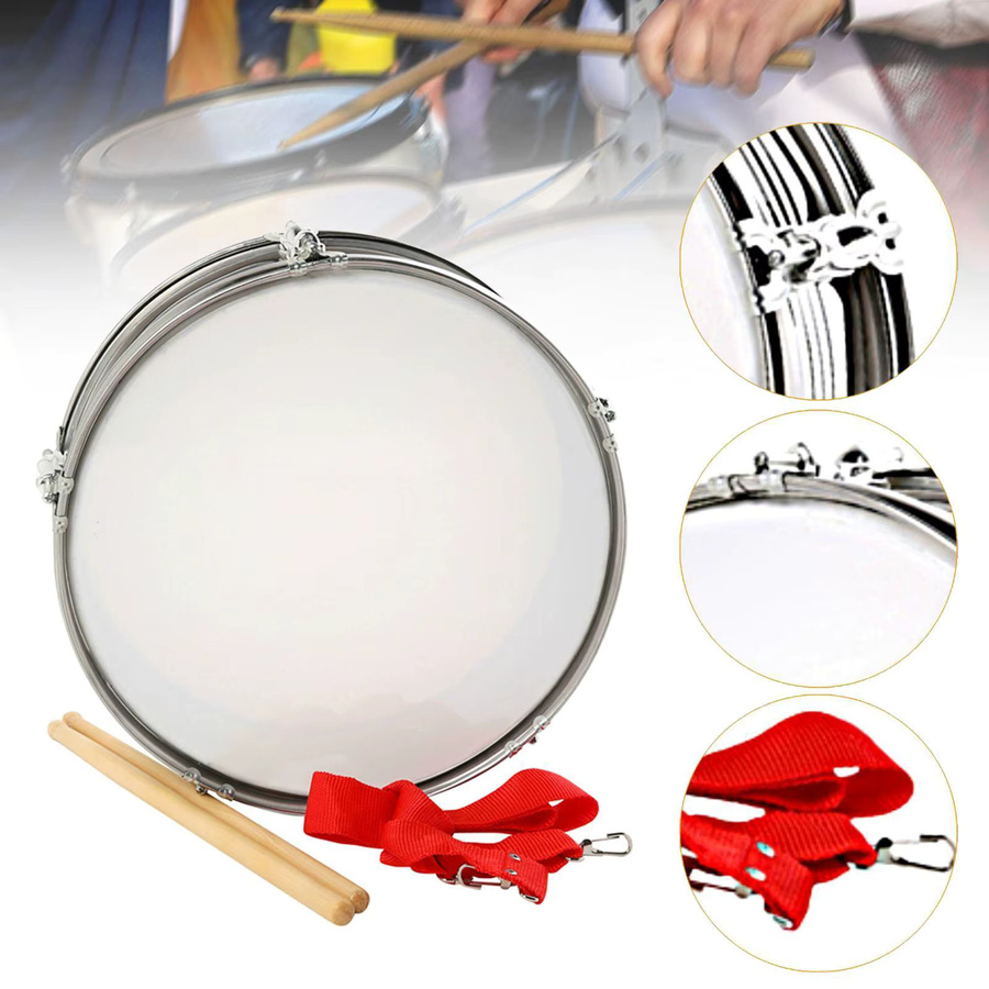 Tooyful 13-Zoll-Snare-Drum, Schlaginstrument, für Erwachsene, Lehrmittel für Kinder - Bild 2