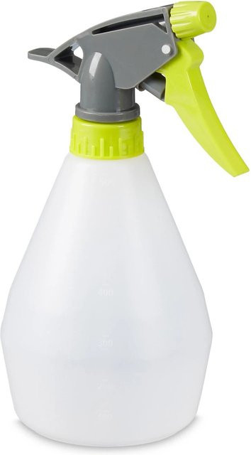 Relaxdays Sprühflaschen 3er Set aus Kunststoff in Weiß, Grau und Grün mit verstellbarem Sprühkopf, 500 ml pro Flasche, B/T/H: 9 x 20 x 11 cm - Bild 1