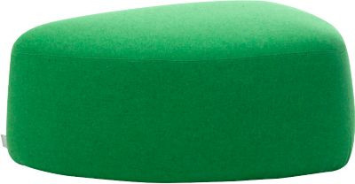 Leyform GOGO Pouf Polstermöbel, oval, grün, B: 98 cm, T: 91 cm, H: 39 cm - Bild 1