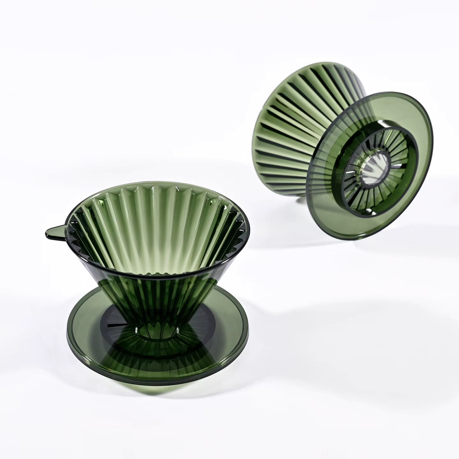 Kacacao Kaffeetropfer aus Kunststoff in Grün, Wiederverwendbarer Kaffeefilter und Kaffeetrichter für Barista, 1–2 Tassen - Bild 6