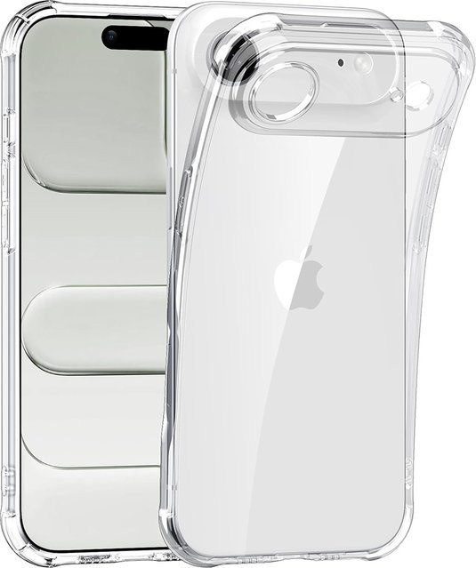 NYFundas Airbag Clear Case Transparente Handyhülle für iPhone 17 Pro Max 16 15 14 13 12 11 XS XR - Bild 1