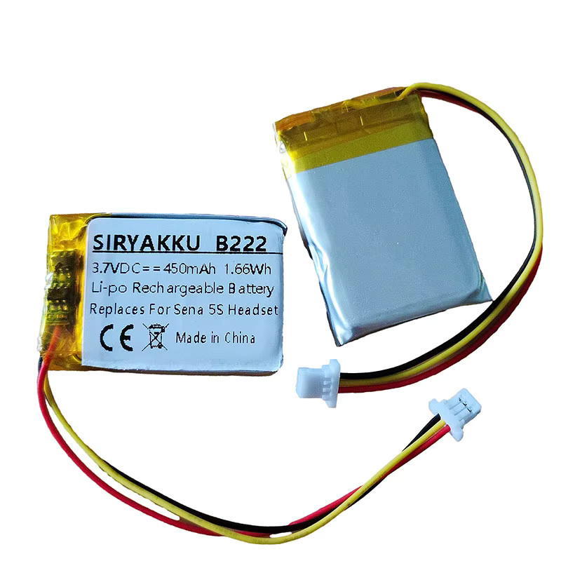Sena Ersatzakku XK 602234 für Sena 5S SP77 Wireless Headset, 3,7 V, 450 mAh, Silber - Bild 2