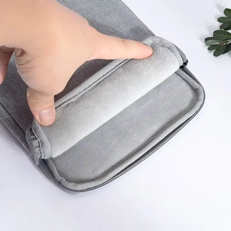 ZNOVAY Schutzhülle für Kindle Paperwhite 2024 (12. Generation) und Colorsoft, 7-Zoll-Modell, Taschenhülle mit Reißverschluss und stoßfestem Schutz, Farbe: Grau - Bild 2