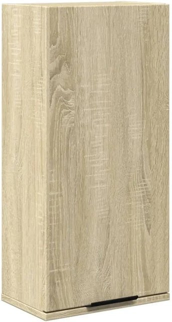 vidaXL Wand-Badschrank Sonoma-Eiche mit offenen Regalfächern und Türen, B/T/H: 32 x 20 x 67 cm - Bild 1