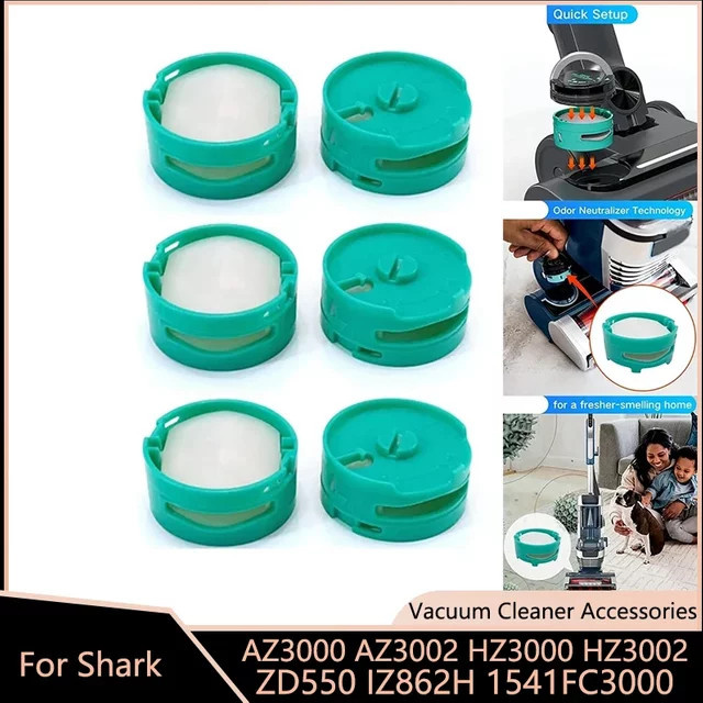 Geruchsneutralisator-Filter für Shark Akku-Staubsauger Modelle AZ3000 AZ3002 HZ3000 HZ3002 ZD550 IZ862H IZ562H - Bild 1