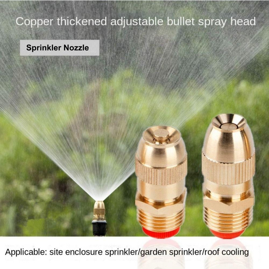 DC-HOME-4 Einstellbarer Sprinklerkopf aus Messing als Zerstäuberdüse und Nebeldüse für die Gartenbewässerung - Bild 3