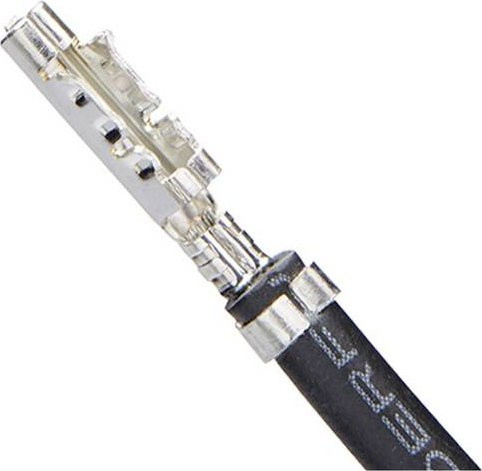 Molex Crimpkontakt mit Litze in Schwarz und Silber 79758-2146 Bulk - Bild 1