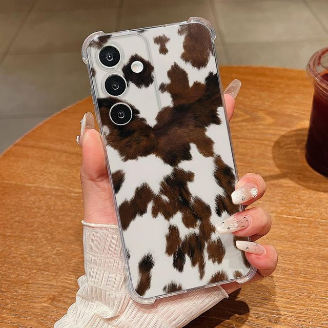 Transparente Silikon-Handyhülle mit Leopardenmuster für Samsung Galaxy A57 A56 A55 A54 A37 A36 A35 A26 A25 A17 A16 A15 5G - Bild 1