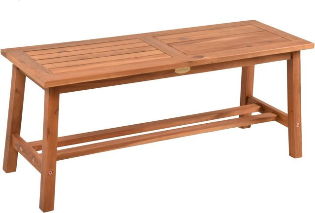 Garden Pleasure Gartenbank Santa Clara aus Akazienholz in Braun, B/H/T: 100 x 42 x 35 cm - Bild 1