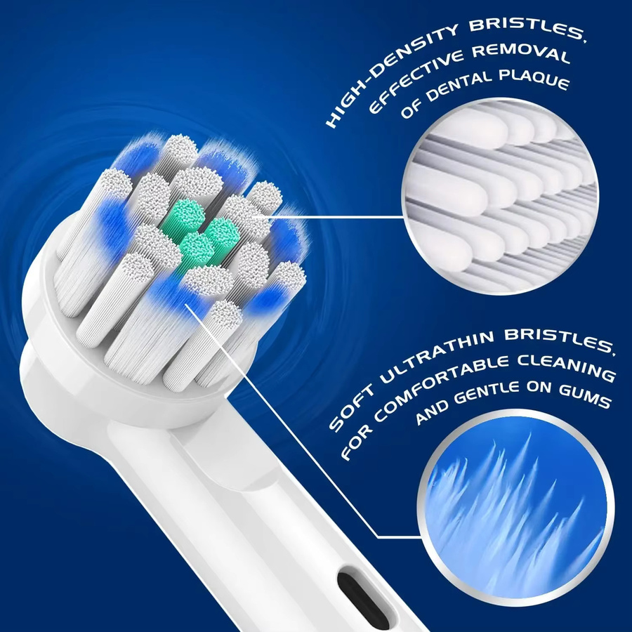 Oral B Ersatz-Zahnbürstenköpfe, ultraweiche Borsten, 4/8/12/16er-Pack - Bild 2