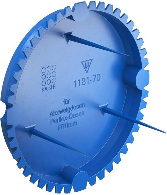 Kaiser Signaldeckel 1181-70 Blau aus Kunststoff, Durchmesser: 70 mm, Höhe: 20 mm - Bild 1
