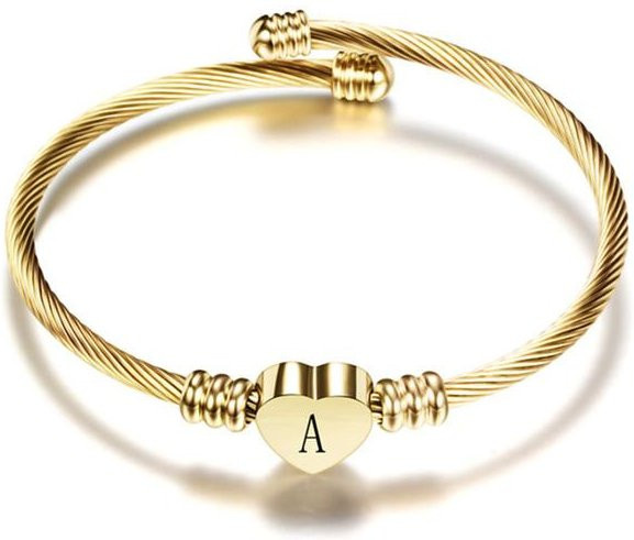 Nextvance Armband, Edelstahl, Gold, Herzform, Mädchen - Bild 1