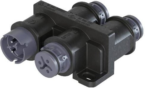 Wieland Electric Verteiler 4L.020.0141.4 in Grau und Schwarz - Bild 1