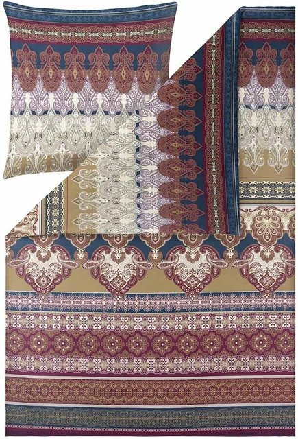 Estella Bettwäsche Martina aus Baumwoll-Jersey mit floralem Design in Multicolour - Bild 1