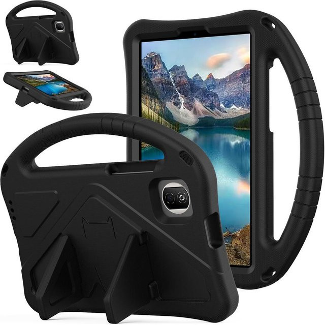 Kindersichere EVA Stoßfeste Armor Tablet-Hülle mit Ständer für Honor Pad X7 8,7 Zoll JMS-W09 in Schwarz - Bild 1