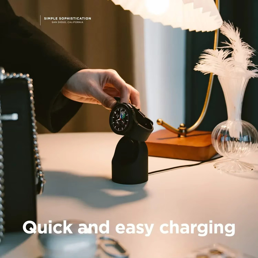 Samsung Ladestation Silikon, Schwarz, Unisex - Bild 6