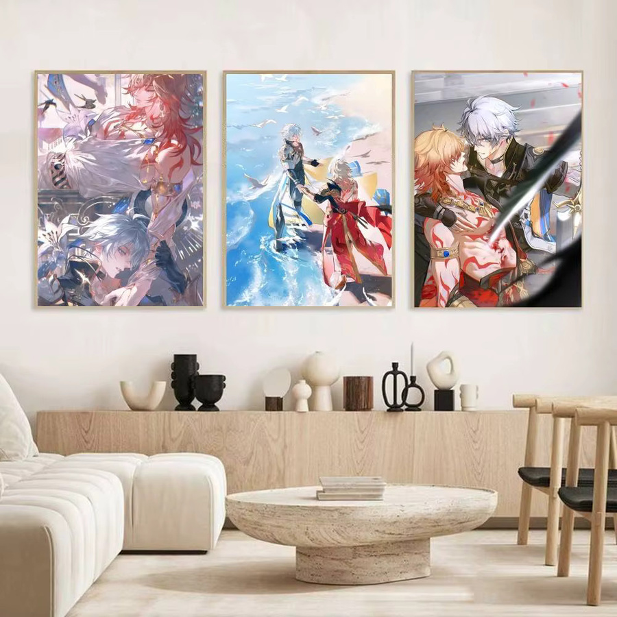 Selbstklebender Anime Game Poster Druck Phaidon And Mydei Star Rail Motiv in Mehrfarbig - Bild 3