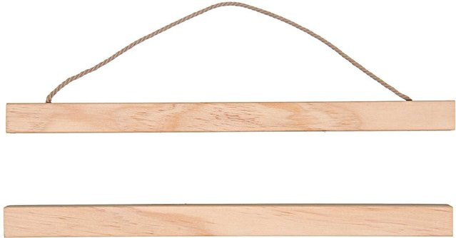 Rico Design Posterhänger aus Kiefernholz in Natur, Breite: 30,0 cm, Höhe: 30,0 cm, Tiefe: 2,0 cm - Bild 1