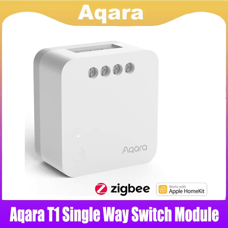 Aqara T1 Einweg-Steuermodul Zigbee 3.0 kabelloser Relais-Controller 1 Kanal Weiß kompatibel mit Apple HomeKit - Bild 2