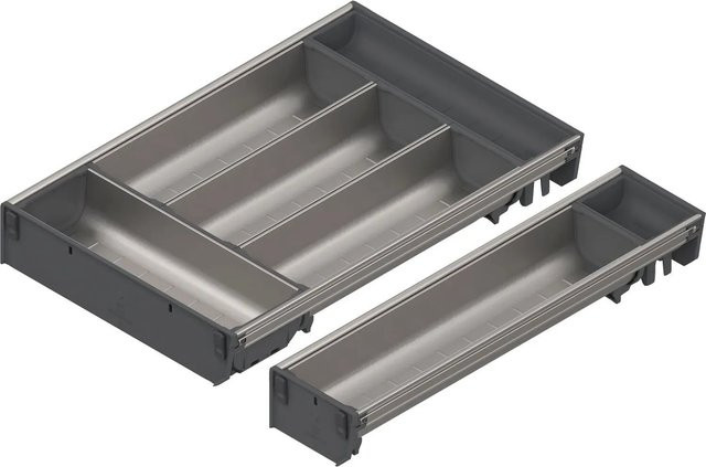 Blum Besteckeinsatz Orga-Line Schalen-Set Grau für Korpusbreite 500-599 mm, Nennlänge 450 mm - Bild 1