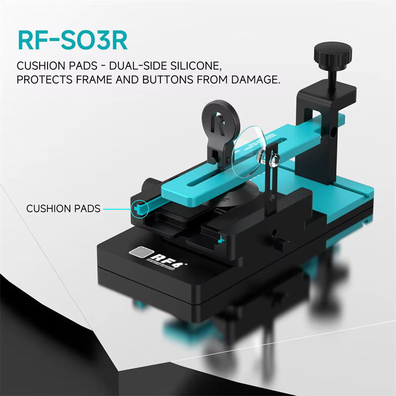 RF4 RF-SO3R Handy-Reparaturhalterung mit leistungsstarker Vakuum-Saugklemme zur LCD-Bildschirm-Entfernung und verstellbarer Breite - Bild 2