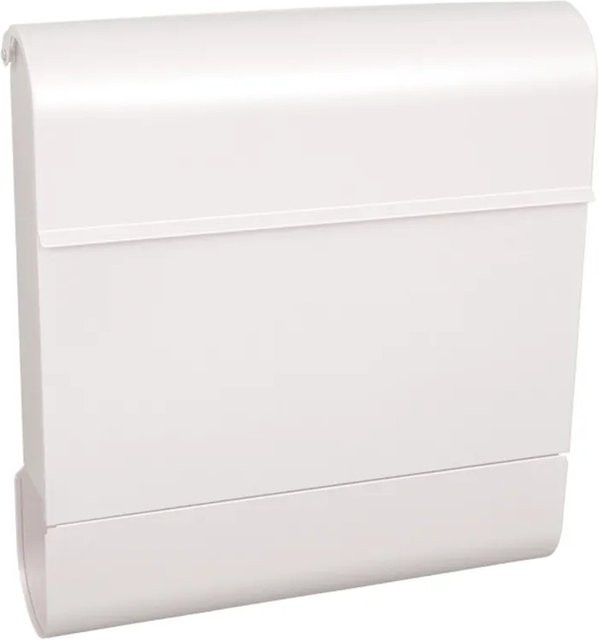 PROREGAL Wandbriefkasten Armilan mit Namensschild und Zeitungsfach in Weiß, H x B x T: 41 x 37,2 x 11,8 cm, Einwurföffnung 32,5 x 3 cm - Bild 1