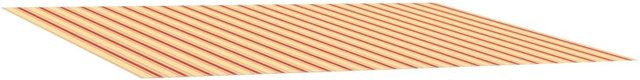 vidaXL Markisenersatzstoff aus Polyester, Mehrfarbig, B/T: 600 x 300 cm - Bild 1