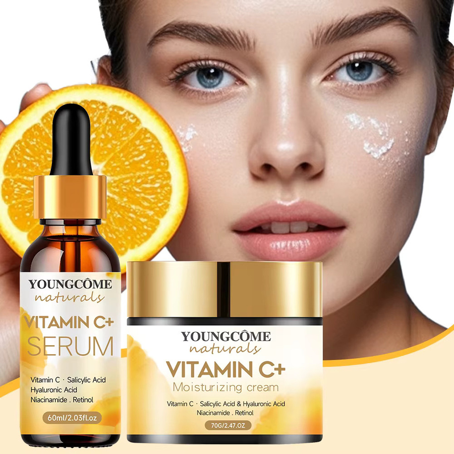 YOUNGCOME Vitamin C und Retinol Gesichtscreme mit Hyaluronsäure, Unisex - Bild 2