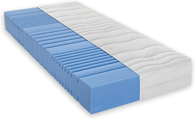 H+ Manufaktur CML KS60 Kaltschaummatratze in Weiß, H3, B: 120 cm, L: 200 cm, H: 22 cm - Bild 1