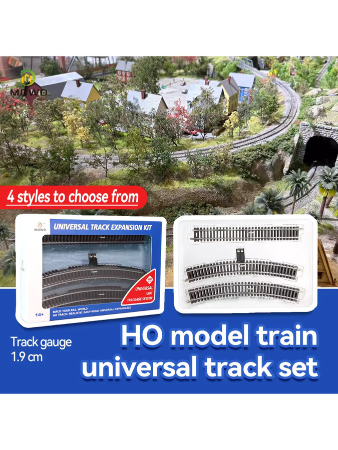 MDWD Eisenbahn-Gleis-Set, 1:87 (Spur H0), Elektrische Kurven- und Umschaltbahnen, ab 14 Jahre - Bild 4