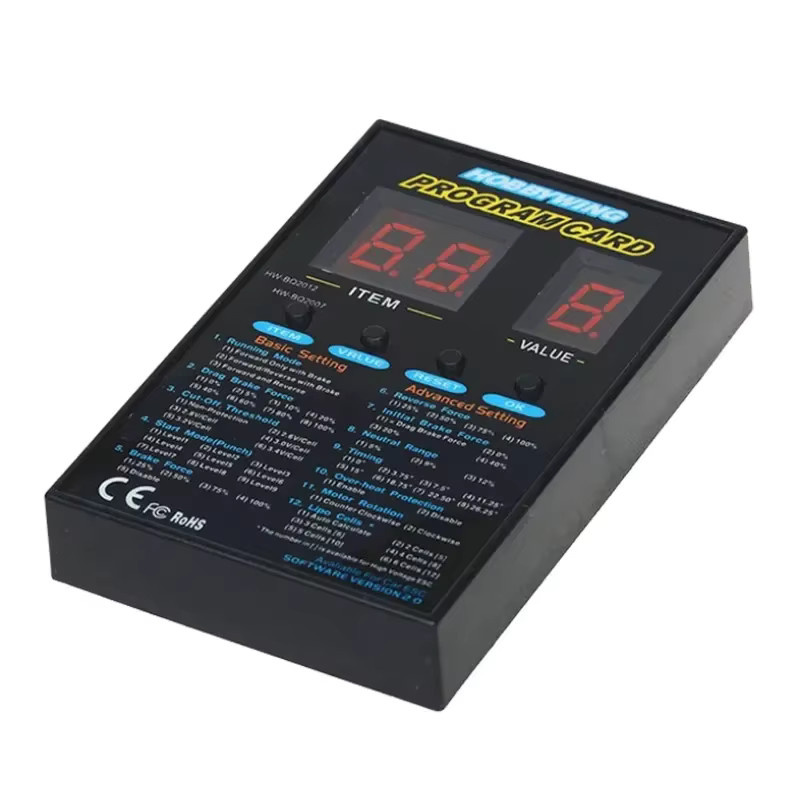 Hobbywing Programmierkarte, LED Programmbox, 2C, 86020010 - Bild 2