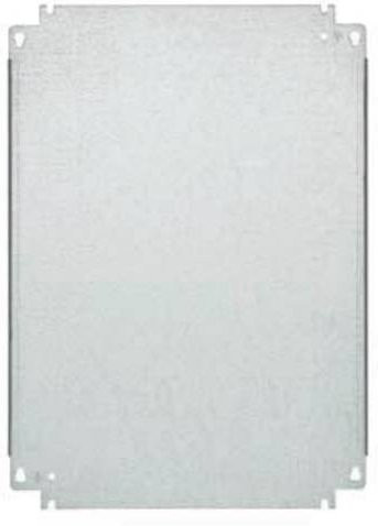 Hager FL411A Montageplatte orion.plus aus Stahl in Silber, B: 58,0 cm, H: 54,3 cm, Tiefe: 0,2 cm - Bild 1