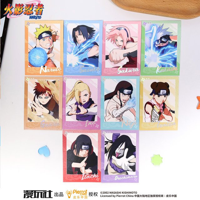XINGHEDONGMAN Naruto Battle Series Fotopapier, 10-teiliges Set, bunt - Bild 1