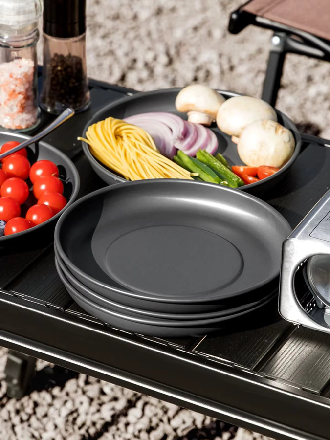 BISINNA Camping-Teller aus Aluminiumlegierung für Outdoor und Picknick - Bild 6