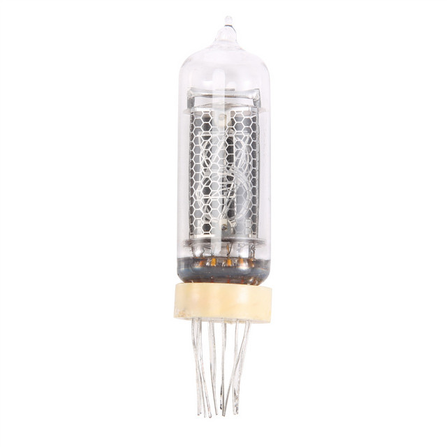 In14 LED Glühröhre für Nixie Digital Uhr im Retro-Design, transparentes Glas - Bild 1