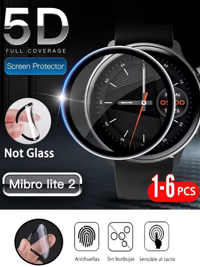 Mibro Displayschutzfolie für Mibro Watch Lite 2, transparent, Unisex - Bild 6