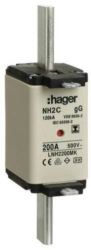 Hager NH-Sicherung LNH2200MK 200A Set mit 3 Stück in Weiß - Bild 1