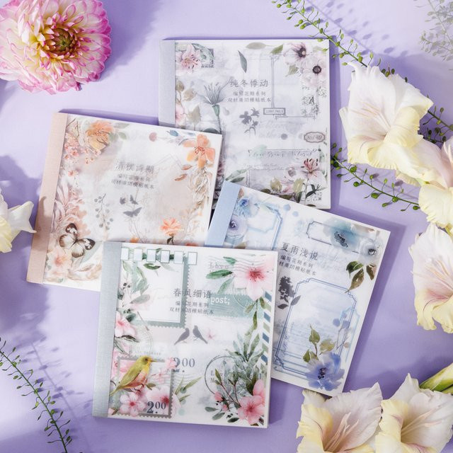 20 Teile Floral Aufkleber Set Vier Jahreszeiten Thema für DIY Sammelalben und Handbücher in Multicolour - Bild 1