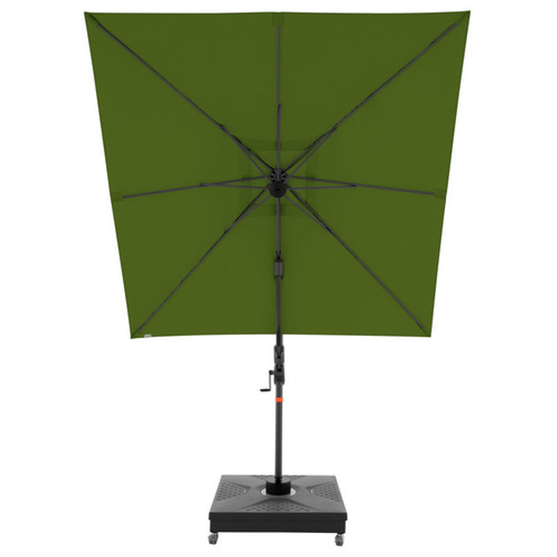 Doppler Ampelschirm MyZone in Kiwi mit Kurbelmechanik, B/T: 210 x 210 cm, Sonnenschutzfaktor 50 - Bild 2