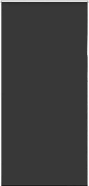 vidaXL Verdunkelungsrollo Schwarz aus Polyester, B/H: 95 x 230 cm - Bild 1