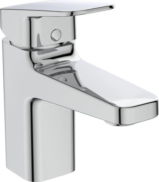 Ideal Standard Waschtischarmatur Ceraplan Einhebelmischer in Chrom mit Kette und wassersparender Funktion - Bild 1