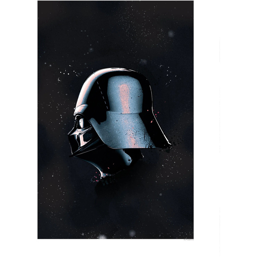 Komar Wandbild Star Wars Vader, schwarz, Breite: 50 cm, Höhe: 70 cm - Bild 2