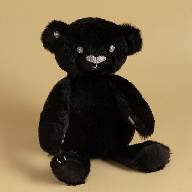 Yiran Health & Beauty Bär Plüschtier, Schwarz Weiß, 32cm - Bild 1