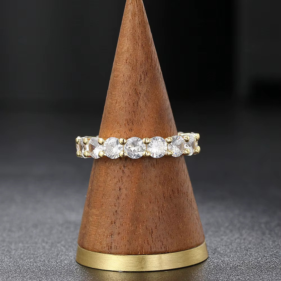 ZHOUYANG Ring, Gold, Zirkonia, Kristall, Damen - Bild 2