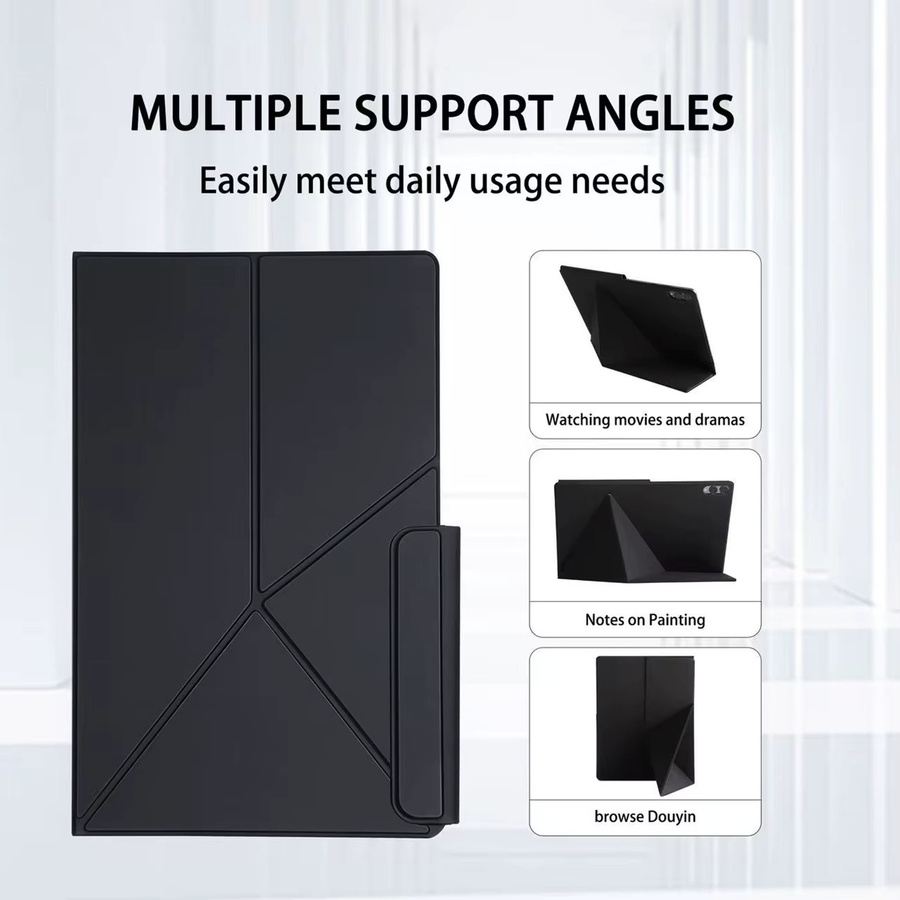 Smart Case für Samsung Galaxy Tab S11 Ultra 14,6 Zoll, ultradünne magnetische Standhülle mit Stiftmodus in Schwarz, Grau oder Silber - Bild 2